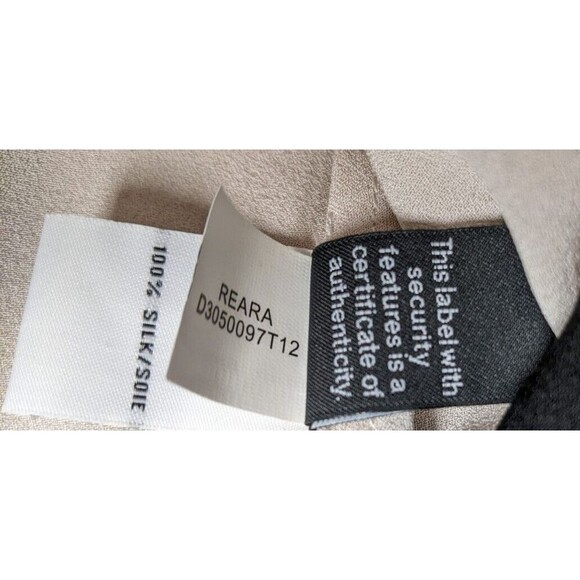 DIANE VON FURSTENBURG Reara 100% Silk Draped Cowl Neck Cap Sleeve Dress SZ 2 - Picture 10 of 13